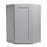 Gray Shaker Wood Blind Wall Cabinet 1
