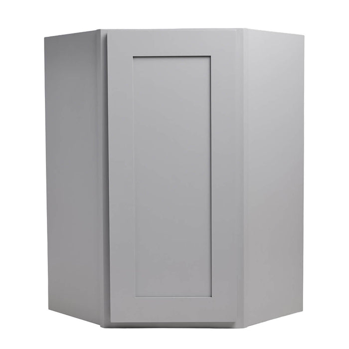 Gray Shaker Wood Blind Wall Cabinet 1