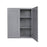 Gray Shaker Wood Wall Cabinet 1