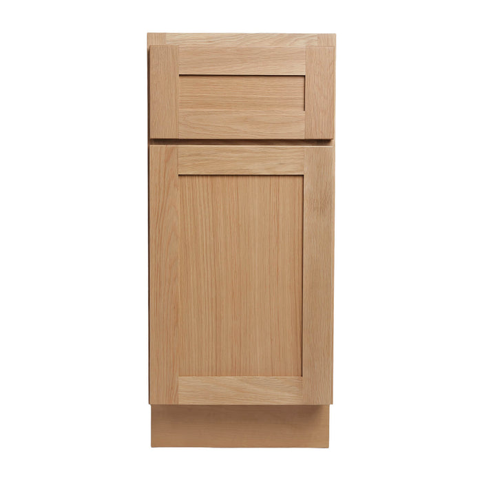White Oak Wood Base Cabinet 1