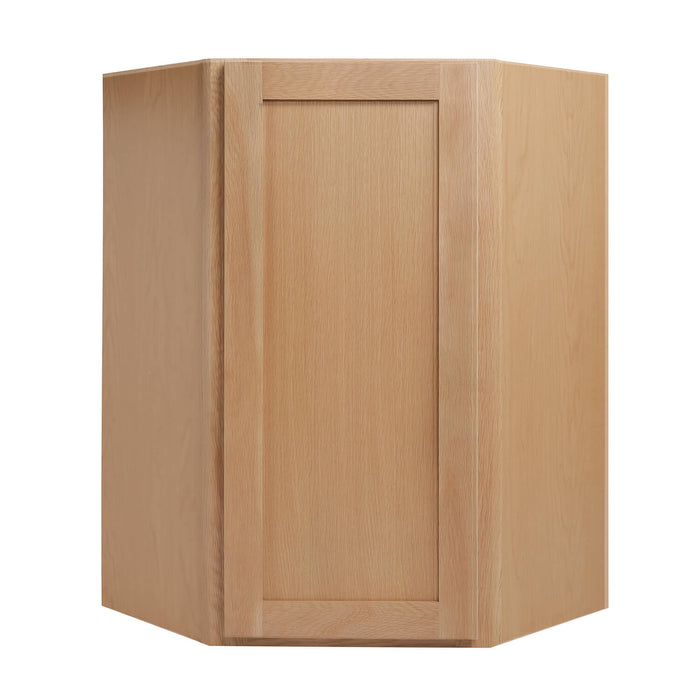 White Oak Wood Blind Wall Cabinet 1
