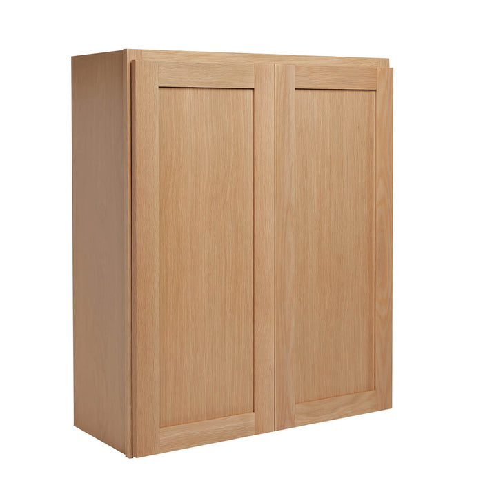 White Oak Wood Wall Cabinet 1