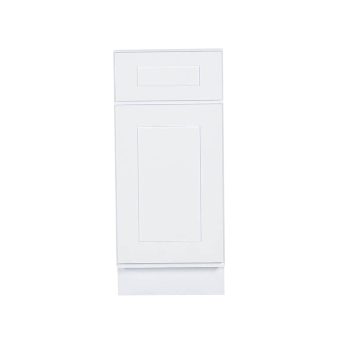White Shaker Wood Base Cabinet 1