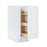Shaker White Wood Pull Out Base Cabinet 1