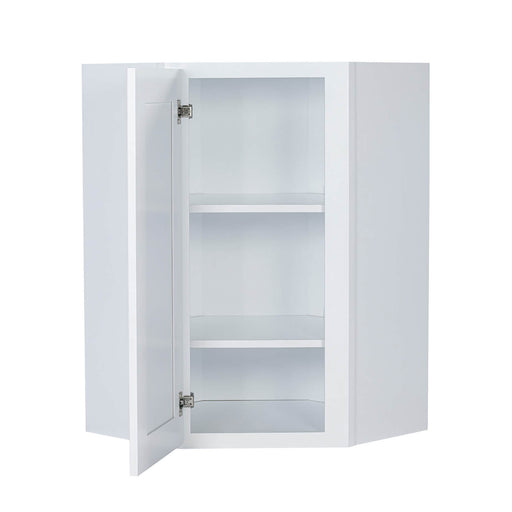 Shaker White Wood Blind Wall Cabinet 1