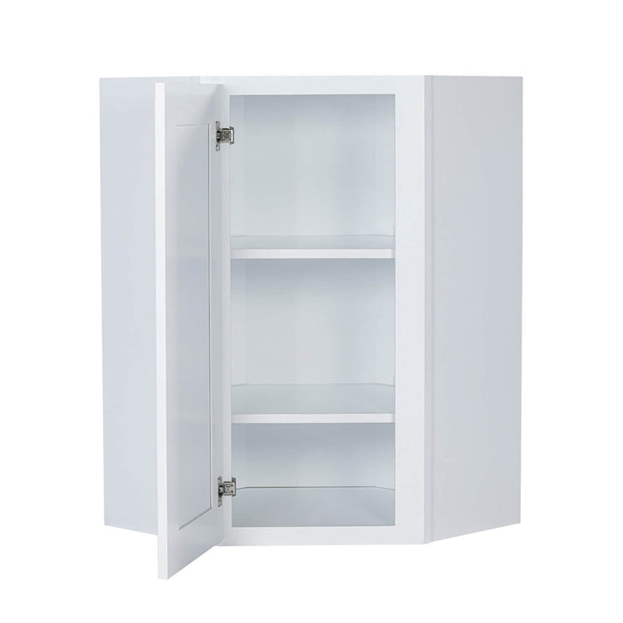 Shaker White Wood Blind Wall Cabinet 1
