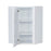 Shaker White Wood Diagonal Corner Wall Cabinet 1
