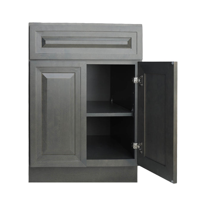 Ash Gray Wood Base Cabinet 1