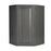 Ash Gray Wood Diagonal Corner Wall Cabinet 1