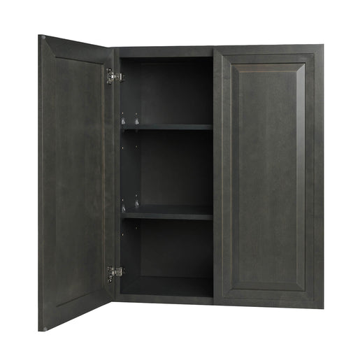 Ash Gray Wood Wall Cabinet 1