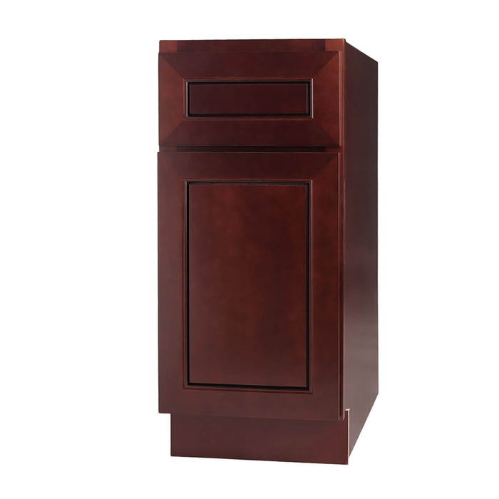Chocolate Mahogany Wood Base Cabinet 1