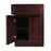 Chocolate Mahogany Wood Base Cabinet 1
