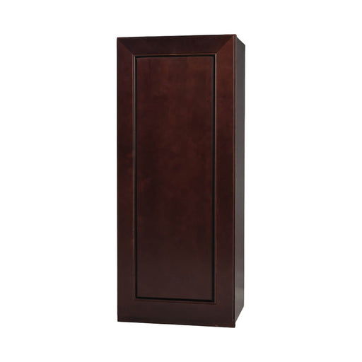 Chocolate Mahogany Wood Wall Cabinet 1