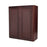 Chocolate Mahogany Wood Wall Cabinet 1
