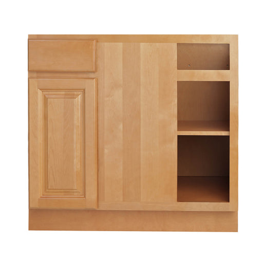 Sunset Birch Wood Corner Blind Base Cabinet 1