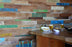 Rimba Wood Natural Painted Tile Distressed 4