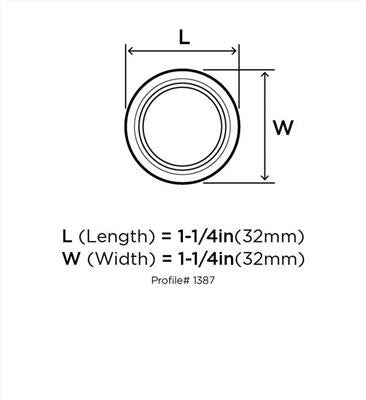 Everyday Heritage Zinc Satin Nickel Cabinet Knob 3