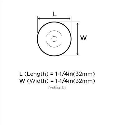 Everyday Heritage Wood Unfinished Cabinet Knob 3