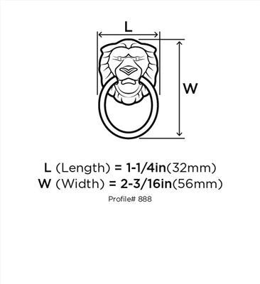 Everyday Heritage Zinc & Steel Antique English Cabinet Knob 3