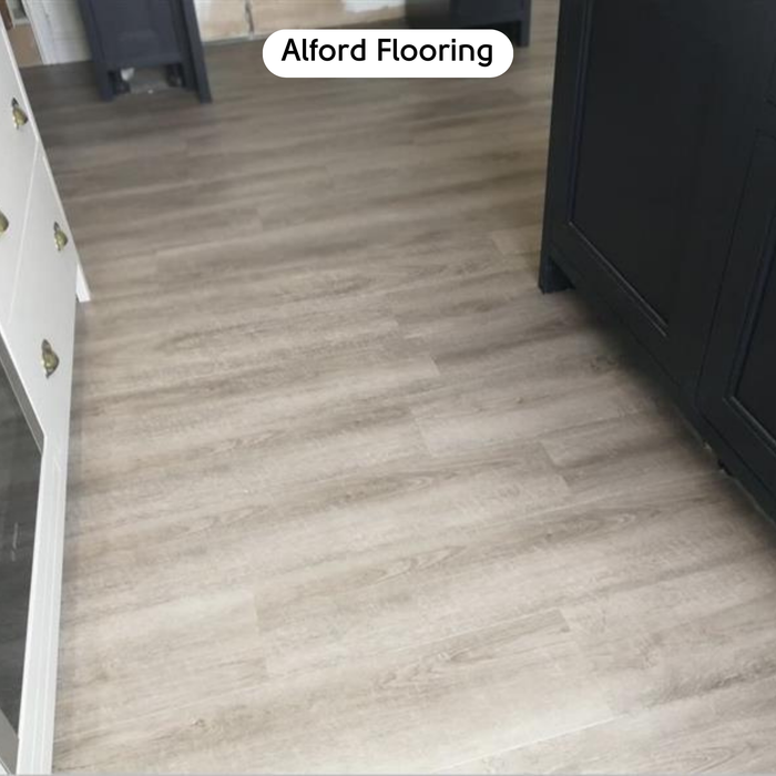 Vinyl Grey Limed Oak Vinyl Tile Textured 4