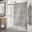 Lagoon Glass & Aluminum Brushed Nickel Shower Door Brushed Nickel 3