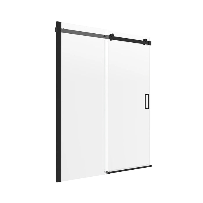 Lagoon Glass & Aluminum Matte Black Shower Door Matte Black 1