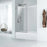 Lagoon Glass & Aluminum Silver Shower Door Silver 4