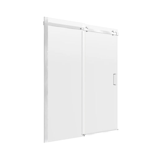 Lagoon Glass & Aluminum Silver Shower Door Silver 1