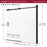 Lagoon Glass & Aluminum Matte Black Shower Door Matte Black 5