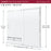 Lagoon Glass & Aluminum Silver Shower Door Silver 3