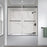 Lagoon Glass & Aluminum Gun Metal Grey Shower Door Gun Metal Grey 4