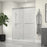 Lagoon Glass & Aluminum Silver Shower Door Silver 4