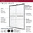 Lagoon Glass & Aluminum Matte Black Shower Door Matte Black 3