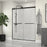 Lagoon Glass & Aluminum Matte Black Shower Door Matte Black 4