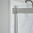 Lagoon Glass & Aluminum Brushed Nickel Shower Door Brushed Nickel 3