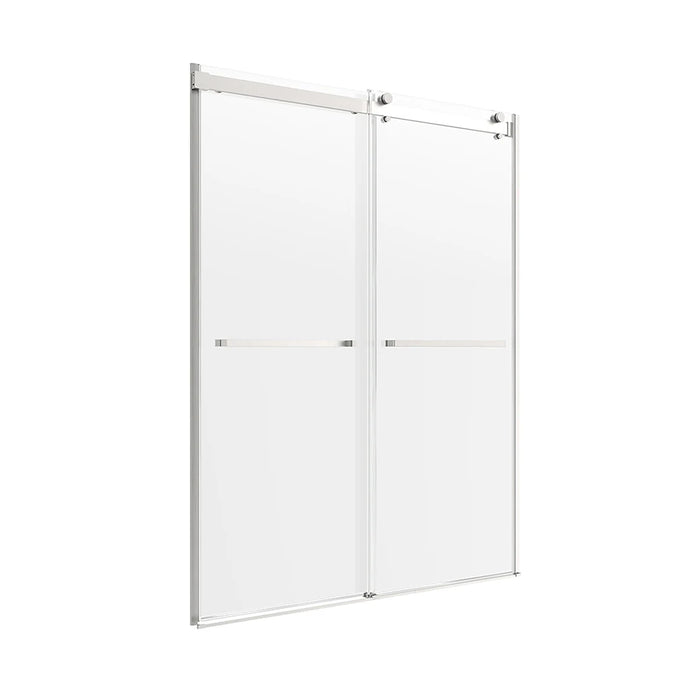 Lagoon Glass & Aluminum Brushed Nickel Shower Door Brushed Nickel 1