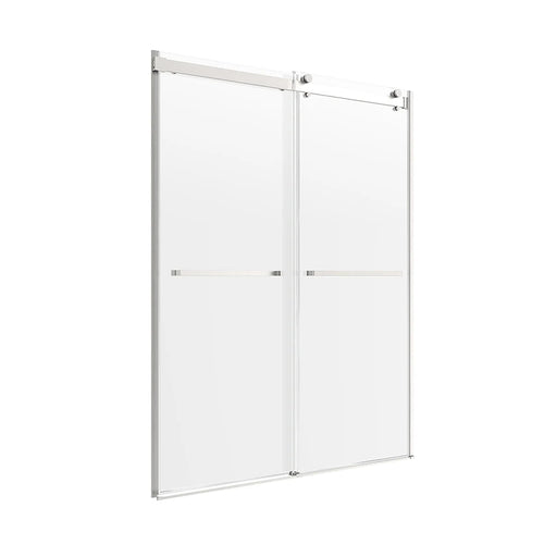 Lagoon Glass & Aluminum Brushed Nickel Shower Door Brushed Nickel 1
