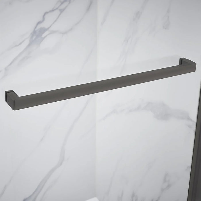 Lagoon Glass & Aluminum Gun Metal Grey Shower Door Gun Metal Grey 2