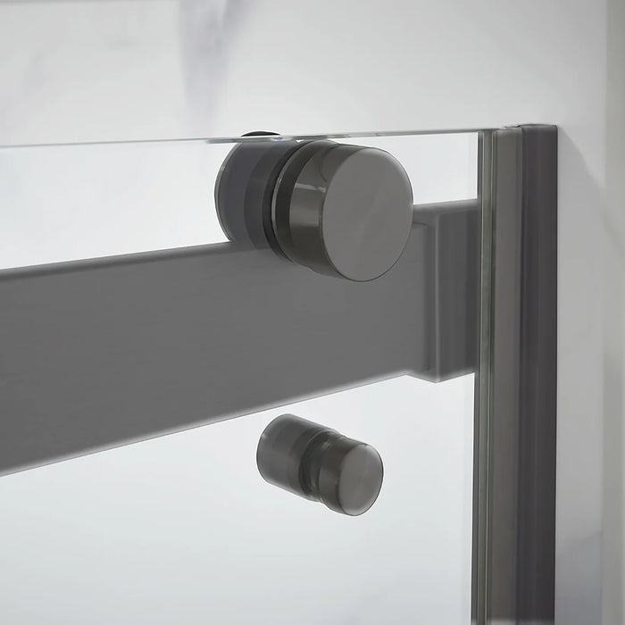 Lagoon Glass & Aluminum Gun Metal Grey Shower Door Gun Metal Grey 3