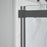 Lagoon Glass & Aluminum Gun Metal Grey Shower Door Gun Metal Grey 4