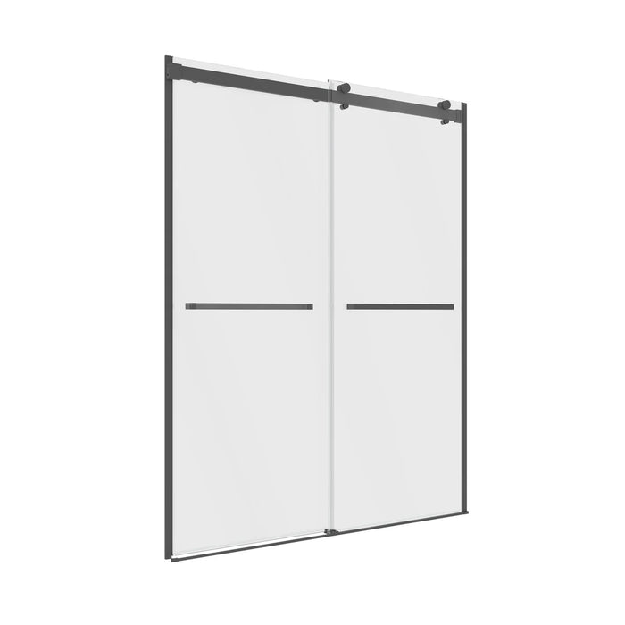 Lagoon Glass & Aluminum Gun Metal Grey Shower Door Gun Metal Grey 1