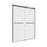 Lagoon Glass & Aluminum Gun Metal Grey Shower Door Gun Metal Grey 1