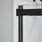 Lagoon Glass & Aluminum Matte Black Shower Door Matte Black 3