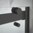 Lagoon Glass & Aluminum Matte Black Shower Door Matte Black 4