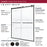 Lagoon Glass & Aluminum Matte Black Shower Door Matte Black 6