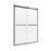 Lagoon Glass & Aluminum Matte Black Shower Door Matte Black 1