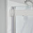 Lagoon Glass & Aluminum Silver Shower Door Silver 3