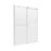 Lagoon Glass & Aluminum Silver Shower Door Silver 1