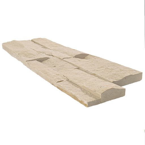 XL Rockmount Stacked Stone Panel Sandstone Laguna Blonde Ledgestone Split Face 1