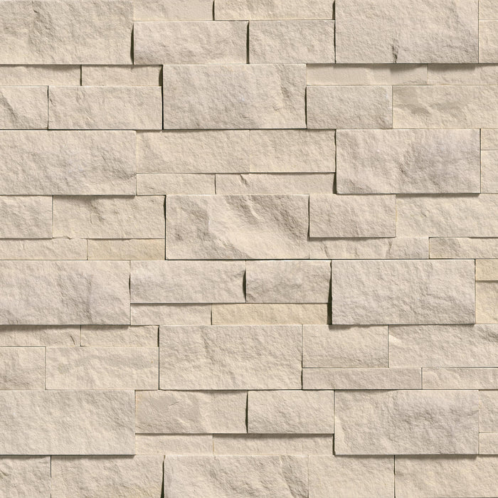 XL Rockmount Stacked Stone Panel Sandstone Laguna Blonde Ledgestone Split Face 3